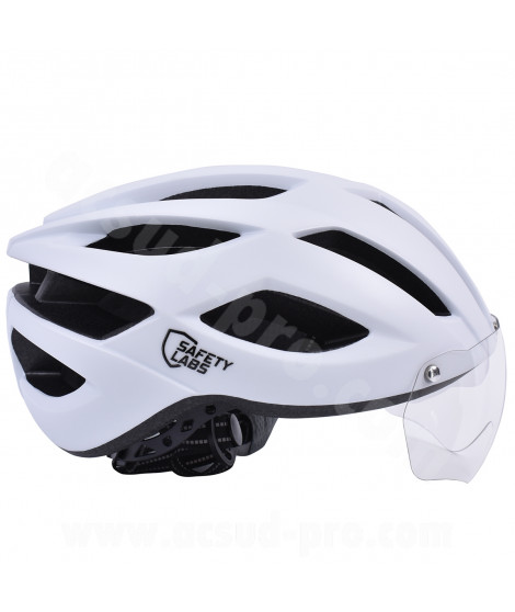 CASQUE VELO ADULTE SAFETY LABS IN-MOLD EXPEDO BLANC T.L (57-61CM)