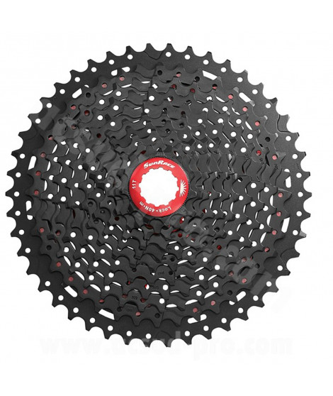 CASSETTE 11 VITESSES 11-46 SUNRACE NOIR