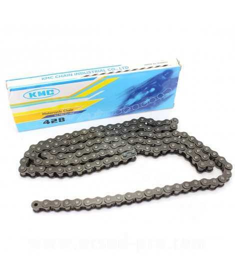 CHAINE MOTO / MECABOITE KMC 428 134 MAILLONS NOIR