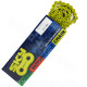 CHAINE MOTO / MECABOITE RENFORCEE COULEUR JAUNE KMC 420 134 MAILLONS