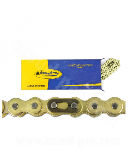 CHAINE MOTO  / MECABOITE RENFORCEE KMC 420 130 MAILLONS