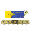 CHAINE MOTO  / MECABOITE RENFORCEE KMC 420 130 MAILLONS