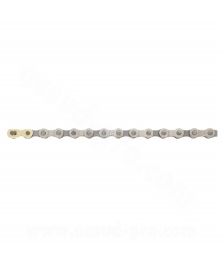 CHAINE VELO 9V. SRAM PC-971 ARGENT 114 MAILLONS 2.38