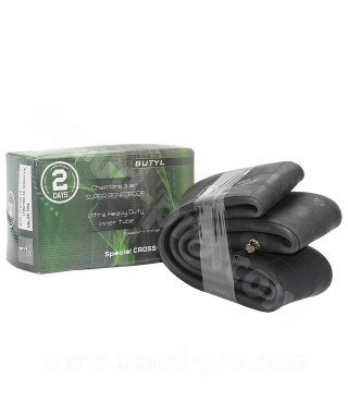 CHAMBRE A AIR SUPER RENFORCEE 18" (Super Heavy Duty) 110/100-18 (100/100-18. 100/90-18)  VALVE TR4 EP. 4mm