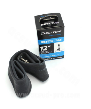 CHAMBRE A AIR VELO 12" 1/2 x 2 1/4 DELI TIRE / WTP PRESTA VP
