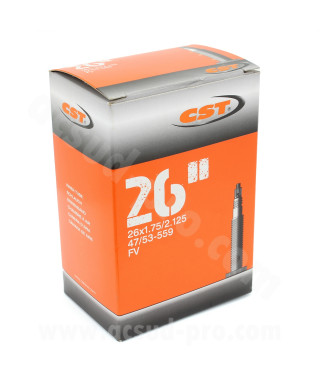 CHAMBRE A AIR VELO 26" x 1.75 A 2.125 CST PRESTA VP 195g