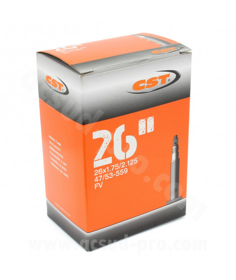 CHAMBRE A AIR VELO 26" x 1.75 A 2.125 CST PRESTA VP 195g