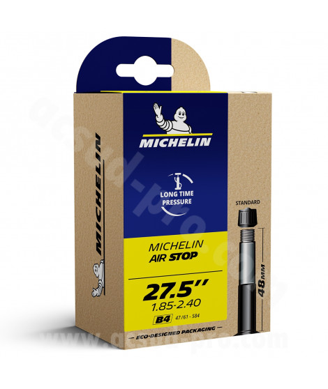 CHAMBRE A AIR VELO 27.5" x 1.85 A 2.40 MICHELIN B4 SCHRADER VS 48MM 220G (47/61-584) (BOITE) - Remplace la réference V710030F