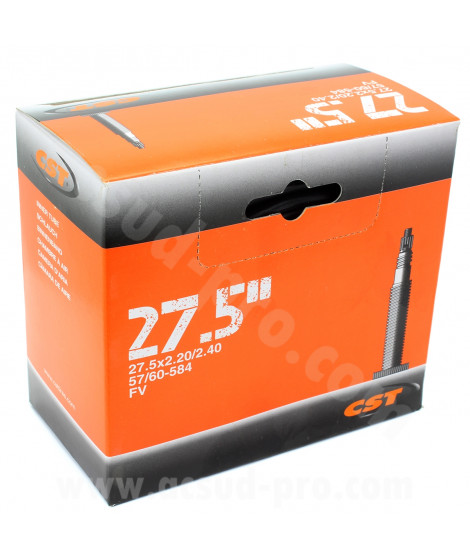 CHAMBRE A AIR VELO 27.5" x 2.20 A 2.40 CST PRESTA VP