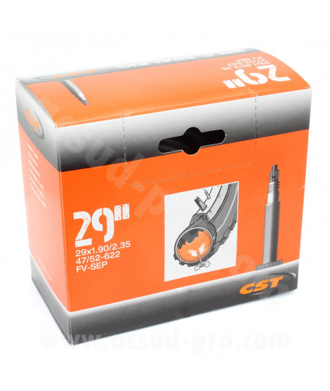 CHAMBRE A AIR VELO 29" x 1.90 A 2.35 CST PRESTA VP AUTOREPARANTE 47/52-622