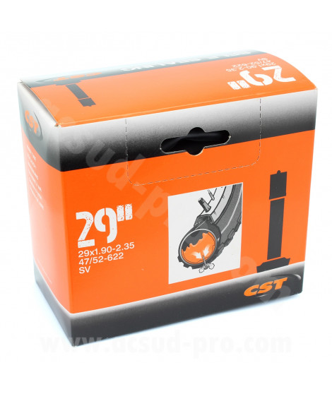 CHAMBRE A AIR VELO 29" x 1.90 A 2.35 CST SCHRADER VS AUTOREPARANTE 47/52-622
