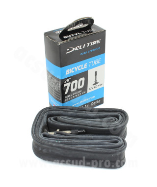 CHAMBRE A AIR VELO 700 x 25/28C  28 x 15/8 x 11/8  F/V 36mm DELI TIRE / WTP PRESTA VP