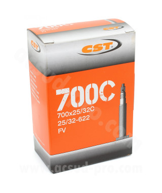 CHAMBRE A AIR VELO 700 x 25 A 32 CST PRESTA VP