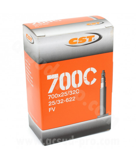CHAMBRE A AIR VELO 700 x 25 A 32 CST PRESTA VP