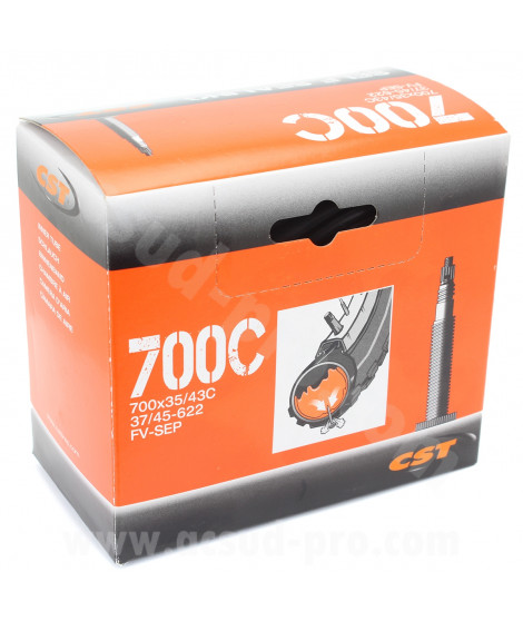 CHAMBRE A AIR VELO 700 x 35 A 43C CST AUTOREPARANTE PRESTA VP