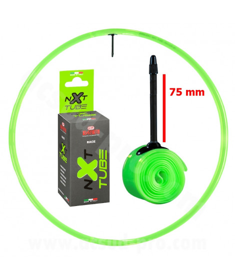 CHAMBRE A AIR VELO TPU  700 x 23-32 NXT VALVE PRESTA 75mm ULTRA-LEGERE 46G - ULTRA COMPACTE
