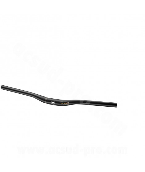 CINTRE VTT L 740mm Ø31.8mm ZOOM REACH 20mm BACKSWEEP 10° NOIR MAT