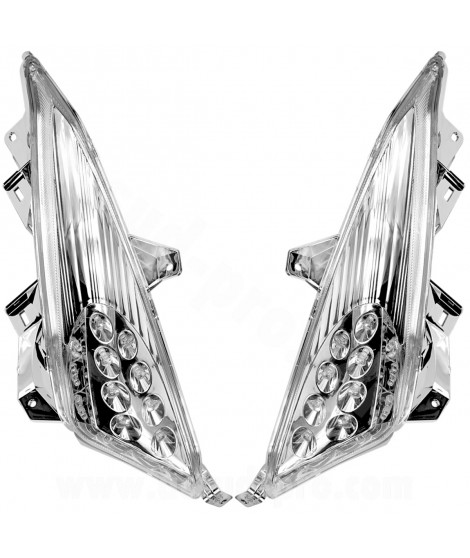 CLIGNOTANT AVANT A LED RB MAX ADAPT. YAMAHA TMAX 500 2008-2011 HOMOLOGUE (LA PAIRE)