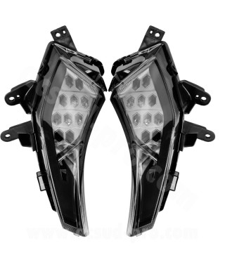 CLIGNOTANT AVANT A LED RB MAX ADAPT. YAMAHA TMAX 530 2012-16 HOMOLOGUE FUME (LA PAIRE)