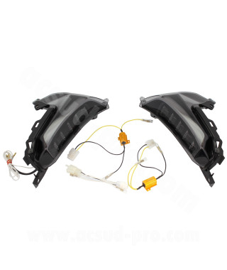 CLIGNOTANT AVANT A LED RB MAX ADAPT. YAMAHA TMAX 530 2017-2019 HOMOLOGUE FUME (LA PAIRE)