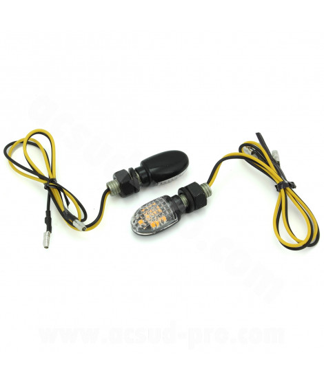 CLIGNOTANT HOMOLOGUE OPM APOLLO A LEDS (LA PAIRE) NOIR