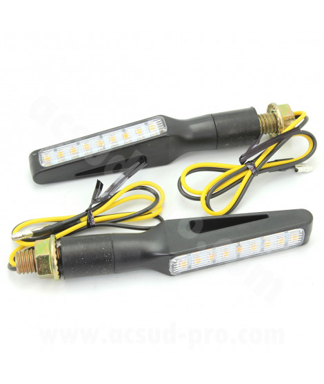 CLIGNOTANT HOMOLOGUE OPM ARIZONA SEQUENTIEL INDICATEUR PROGRESSIF A LEDS (LA PAIRE)