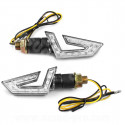 CLIGNOTANT HOMOLOGUE OPM BOOMERANG A LEDS NOIR (LA PAIRE)