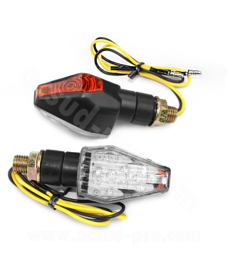 CLIGNOTANT HOMOLOGUE OPM DELTA A LEDS NOIR (LA PAIRE)