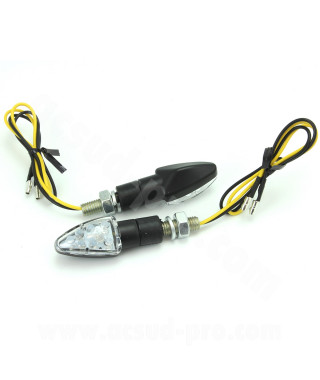 CLIGNOTANT HOMOLOGUE OPM DRAGO A LEDS NOIR (LA PAIRE)