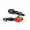 CLIGNOTANT HOMOLOGUE OPM DROPE A LEDS NOIR (LA PAIRE)