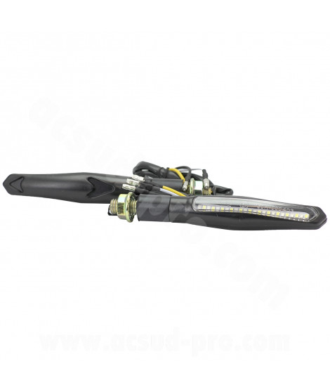 CLIGNOTANT HOMOLOGUE OPM NEVADA SEQUENTIEL INDICATEUR PROGRESSIF A LEDS + FEU DE JOUR (LA PAIRE)