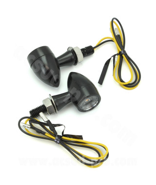 CLIGNOTANT HOMOLOGUE OPM ROCKY A LEDS NOIR (LA PAIRE)