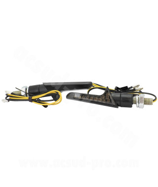 CLIGNOTANT HOMOLOGUE OPM SHORTY A LEDS NOIR (LA PAIRE)