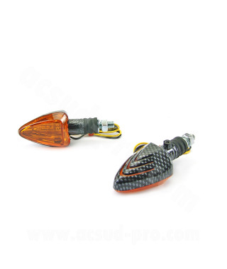 CLIGNOTANT HOMOLOGUE TNT PEAK 21w IMIT CARBONE (LA PAIRE)