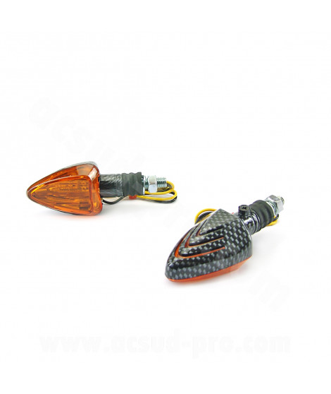 CLIGNOTANT HOMOLOGUE TNT PEAK 21w IMIT CARBONE (LA PAIRE)