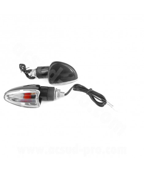 CLIGNOTANT TNT DEMON NOIR / BLANC 10W (LA PAIRE) *