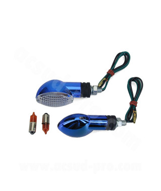 CLIGNOTANT TNT OVALIA BLEU / BLANC 21/10W 1909 (LA PAIRE) *