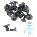 CLIPS DE CARROSSERIE MOTO / MAXISCOOTER (15 X 11 X 11 X 6)  MODELE B  (SACHET DE 10 PIECES)