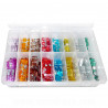 COFFRET ASSORTIMENT 240 FUSIBLES PLATS / MICRO FUSIBLES