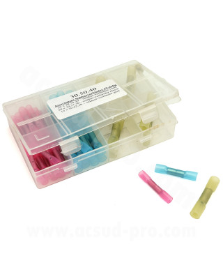 COFFRET ASSORTIMENT CONNECTEUR THERMORETRACTABLE 52 PIECES