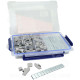 COFFRET ASSORTIMENT MASSES D'EQUILIBRAGE DE ROUES 150 PIECES