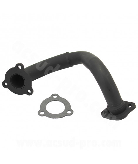 COLLECTEUR D'ECHAPPEMENT ADAPT. DERBI SENDA 2000 DRD. X-TREM .BLACK