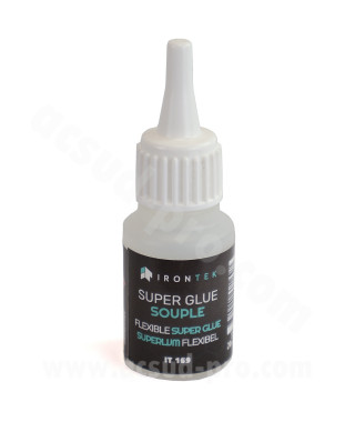 COLLE GLUE SOUPLE COLLAGE RAPIDE 20G IRONTEK ( QUALITE PROFESIONNELLE )
