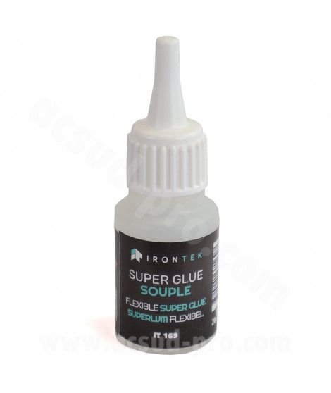 COLLE GLUE SOUPLE COLLAGE RAPIDE 20G IRONTEK ( QUALITE PROFESIONNELLE )