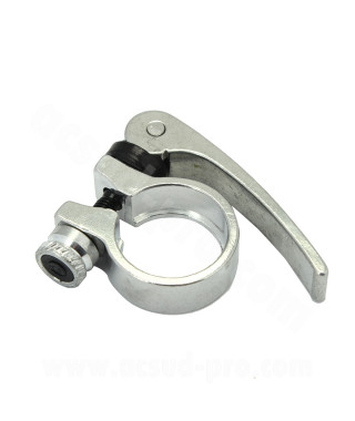 COLLIER DE TIGE SELLE VELO A BLOCAGE RAPIDE ALU Ø28.6