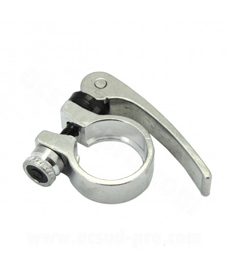 COLLIER DE TIGE SELLE VELO A BLOCAGE RAPIDE ALU Ø28.6