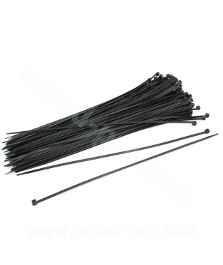 COLLIER RISLAN NOIR 290 x 3.6mm  (SACHET DE 100 PIECES)