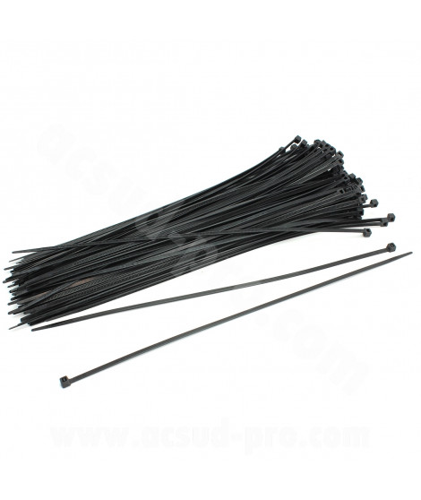 COLLIER RISLAN NOIR 290 x 3.6mm  (SACHET DE 100 PIECES)