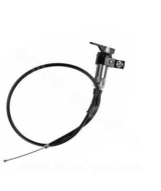 COMMANDE DE STARTER A CABLE NOIR MAT CARENZI (L : 0.5m)