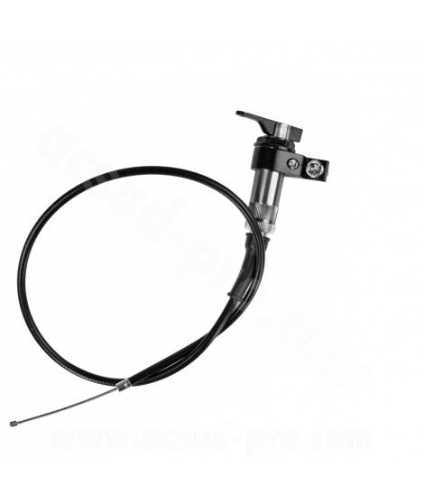 COMMANDE DE STARTER A CABLE NOIR MAT CARENZI (L : 0.5m)